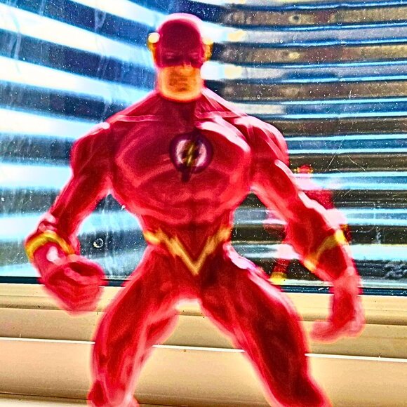 1996 Kenner Total Justice The Flash (Wally West) DC Comics 5 Inch Vintage Action - Picture 5 of 6